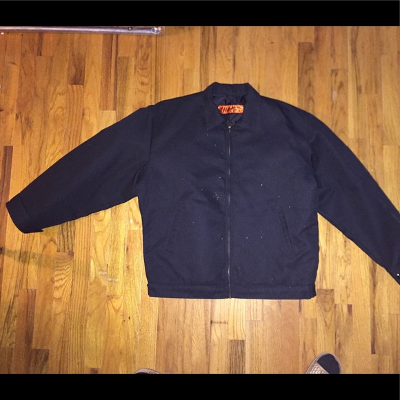 vans red kap jacket